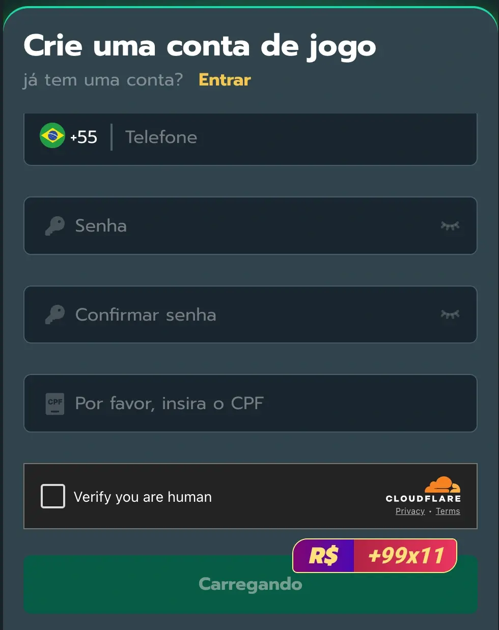 95y registro e login